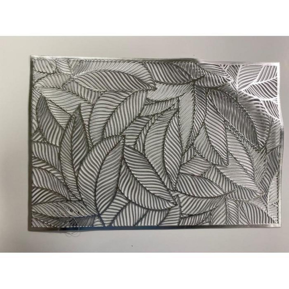 SECRET DE GOURMET Set de Table Design  Eda  30x45cm Argent