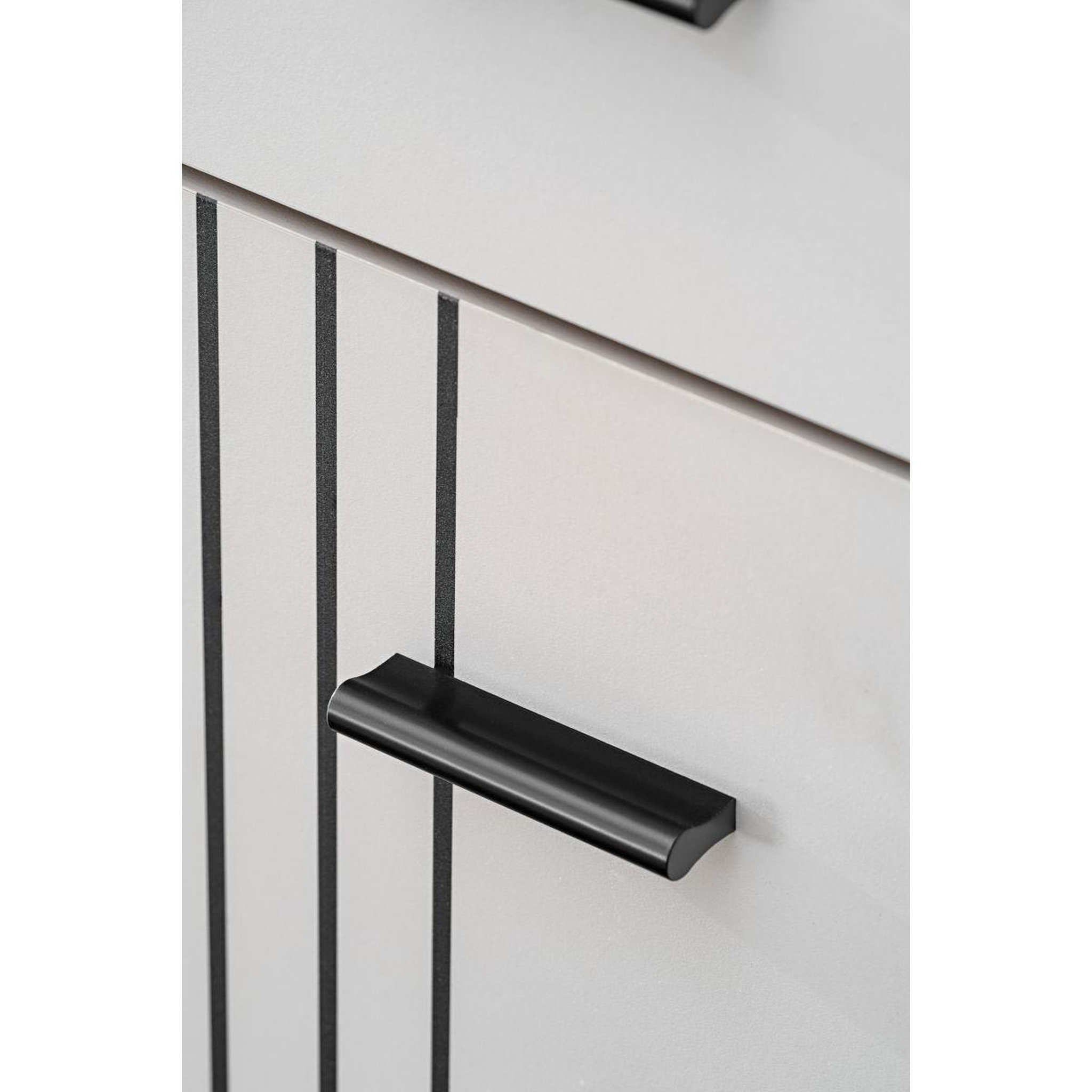 Voir la diapositive 5 : Paris Prix Meuble de rangement  hugo  96cm gris & noir