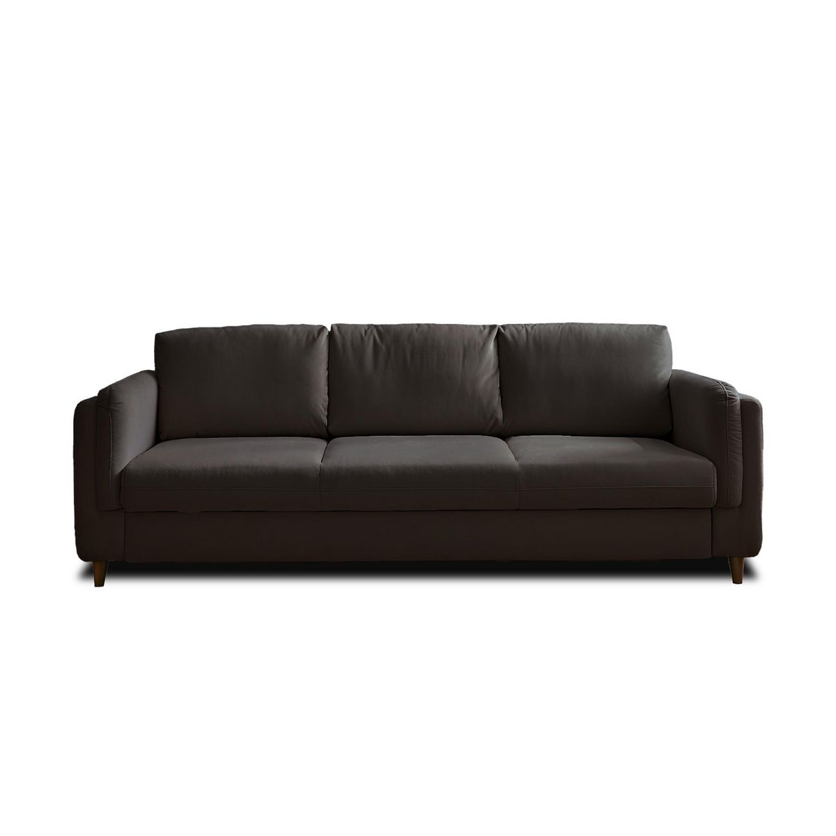 LISA DESIGN Brooke - canapé 3 places - convertible - en velours