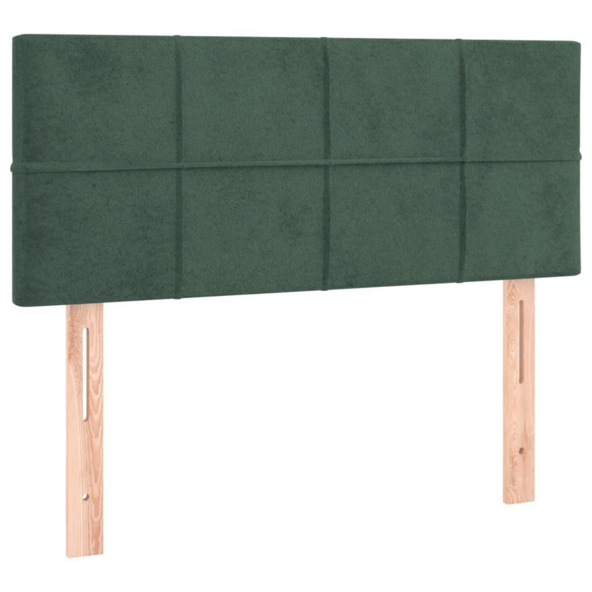 VIDAXL Tete de lit Vert fonce 90x5x78/88 cm Velours