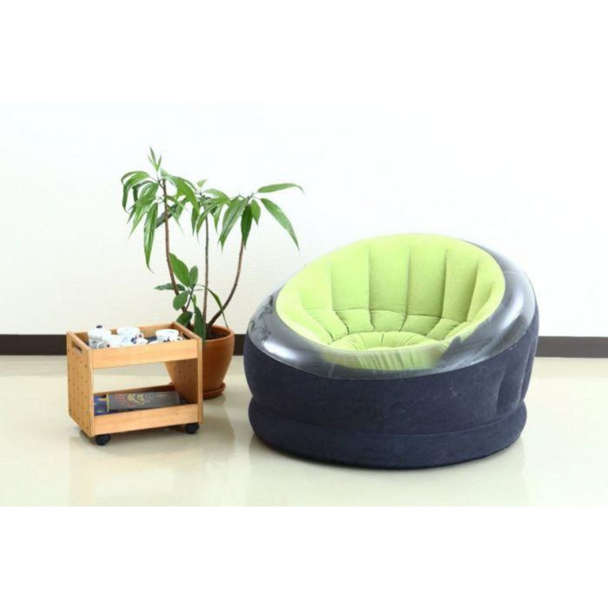 INTEX Fauteuil gonflable Intex vert ONYX