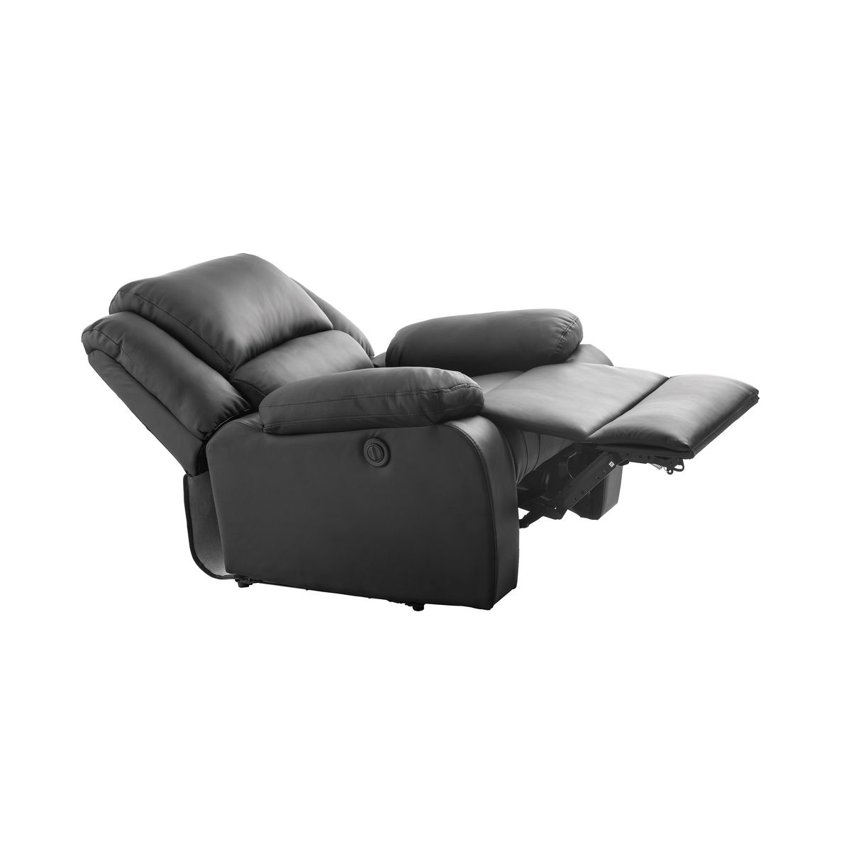 Fauteuil relax électrique pu coloris noir HELENA