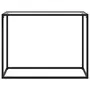 VIDAXL Table console Transparent 100x35x75 cm Verre trempe