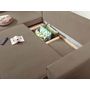 Voir la diapositive 4 : BEST MOBILIER Dellia - canapé d'angle réversible convertible - avec coffre - en velours côtelé - 4 places