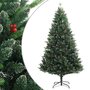 Voir la diapositive 1 : VIDAXL Sapin de Noël artificiel a charnieres avec baies rouges 150 cm
