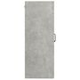 Voir la diapositive 4 : VIDAXL Armoire murale suspendue Gris beton 69,5x34x90 cm