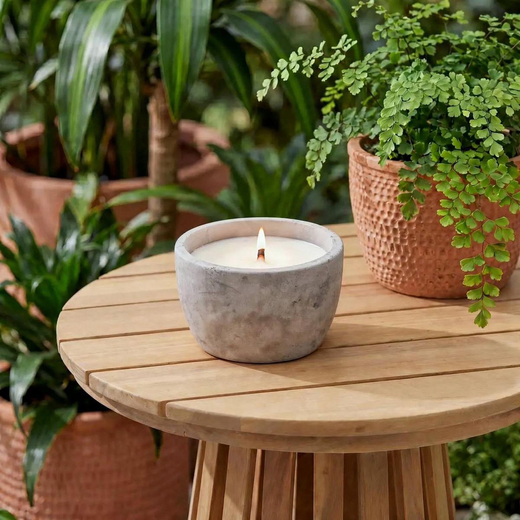 Voir la diapositive 2 : ATMOSPHERA Bougie parfumée déco  sao  160g citronnelle