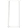 Voir la diapositive 5 : VIDAXL Pieds de table console forme de U 2pcs blanc 28x(72-73)cm acier