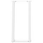 Voir la diapositive 5 : VIDAXL Pieds de table console forme de U 2pcs blanc 28x(72-73)cm acier