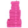 Voir la diapositive 1 : VIDAXL Ensemble de serviettes de qualité supérieure SOLUND 12 pcs rose