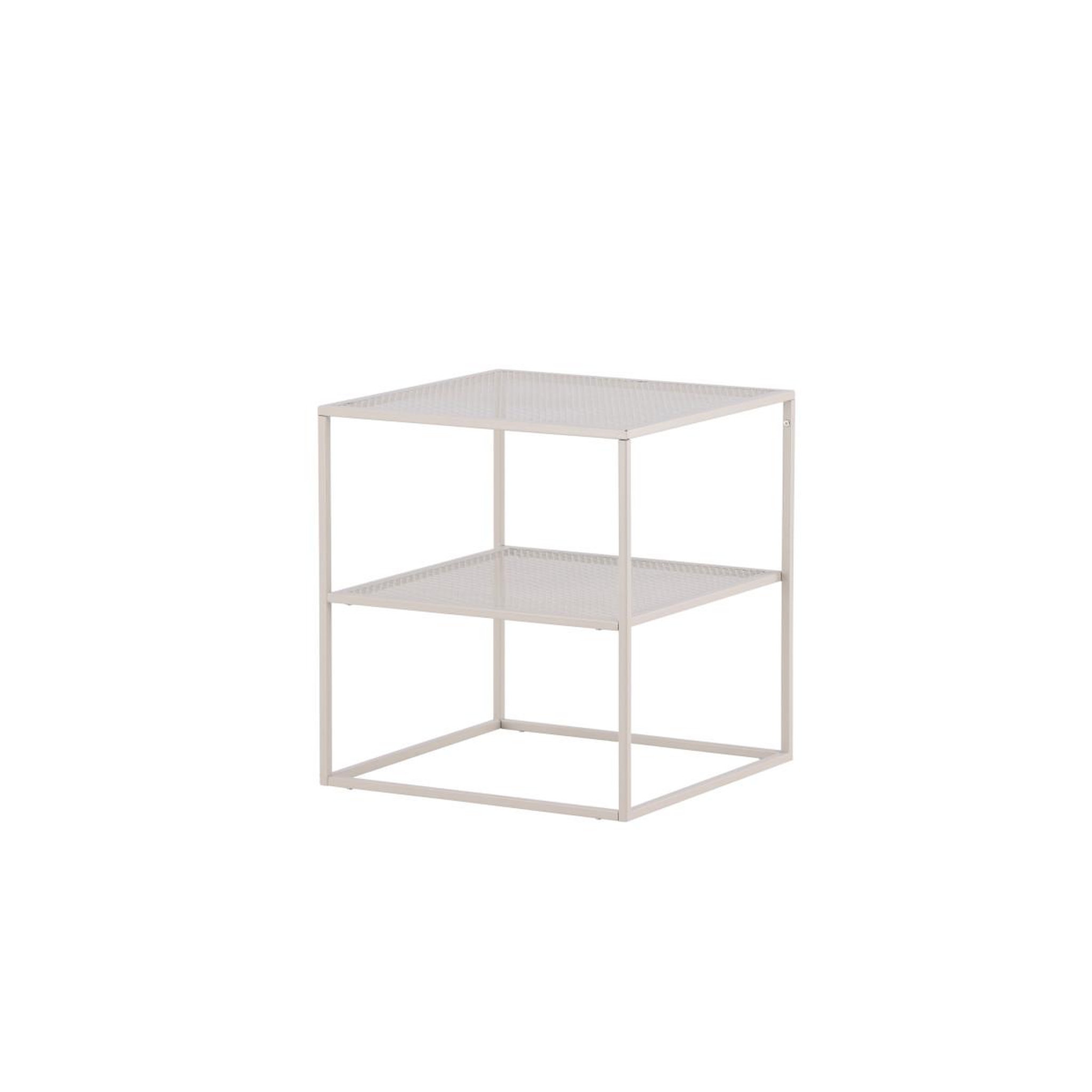Voir la diapositive 3 : Paris Prix Table d'appoint avec étagère  netz  60cm beige
