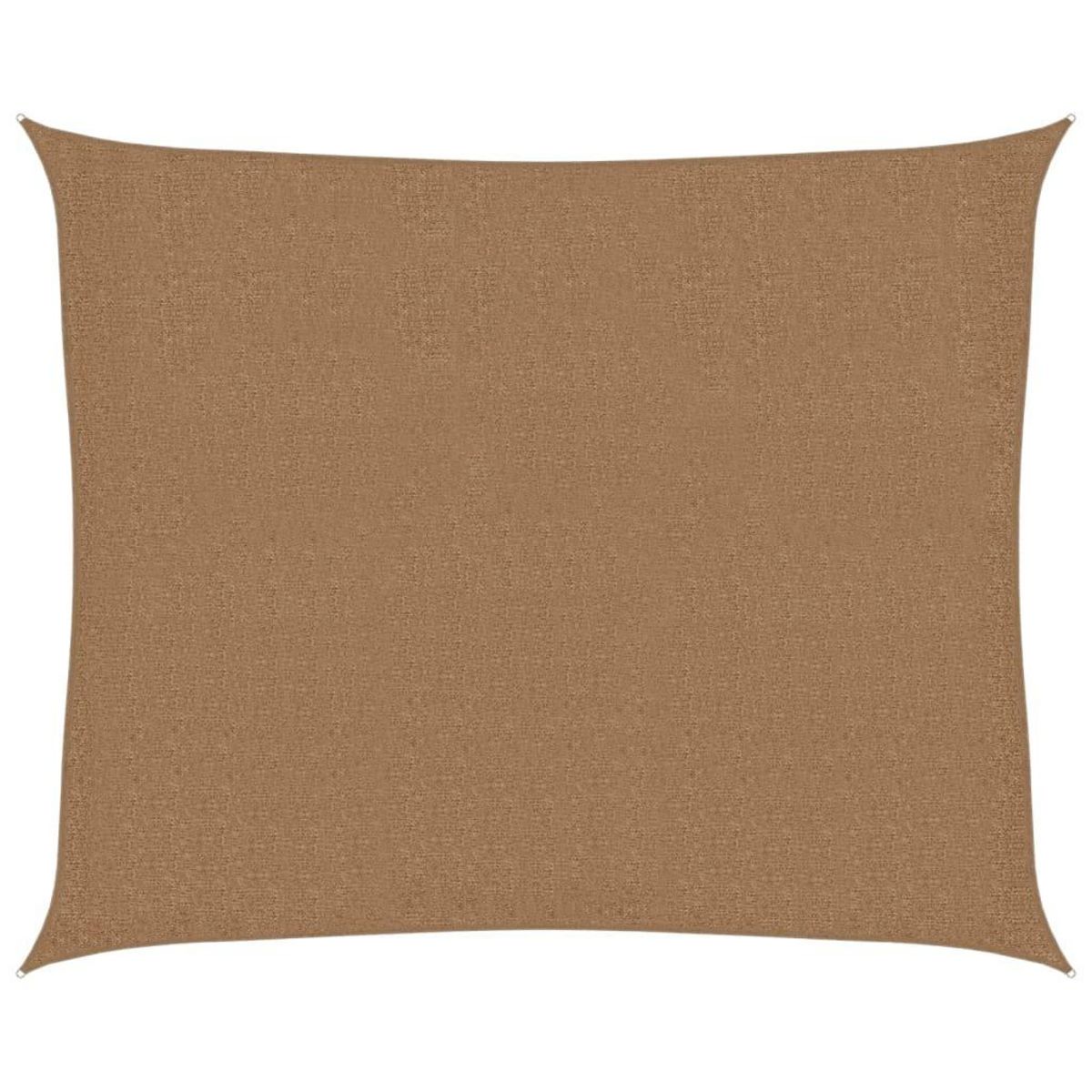 VIDAXL Voile d'ombrage 160 g/m^2 Taupe 2,5x3 m PEHD