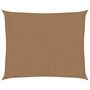 Voir la diapositive 2 : VIDAXL Voile d'ombrage 160 g/m^2 Taupe 2,5x3 m PEHD