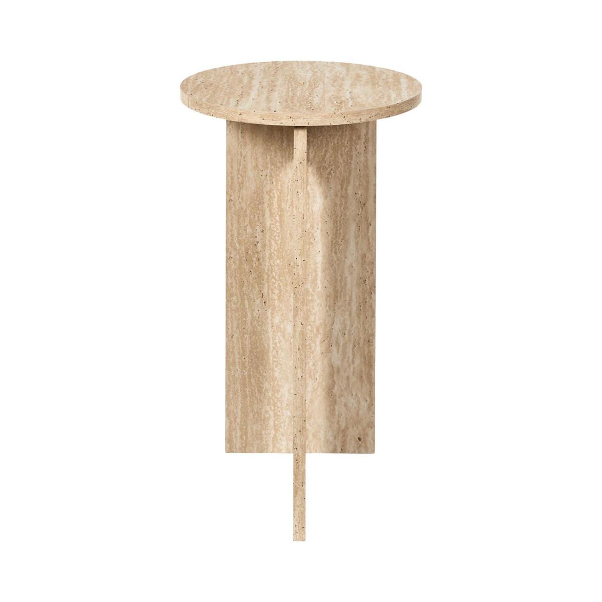 Voir la diapositive 3 : The Home Deco Factory Table d'appoint design  pietra  50cm beige