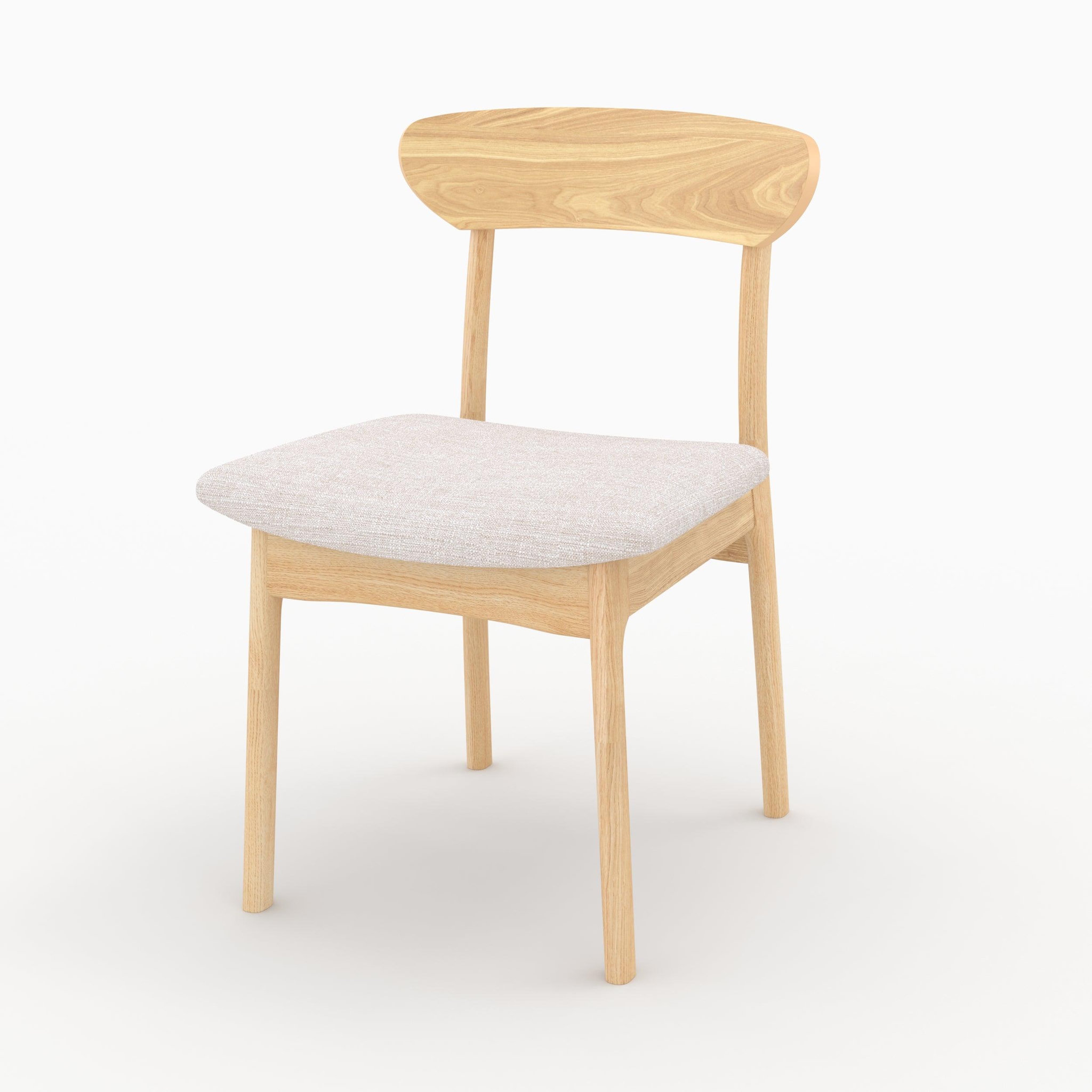 Voir la diapositive 3 : MAISON PAVANE Table et chaises en bois clair 6 personnes-eddy
