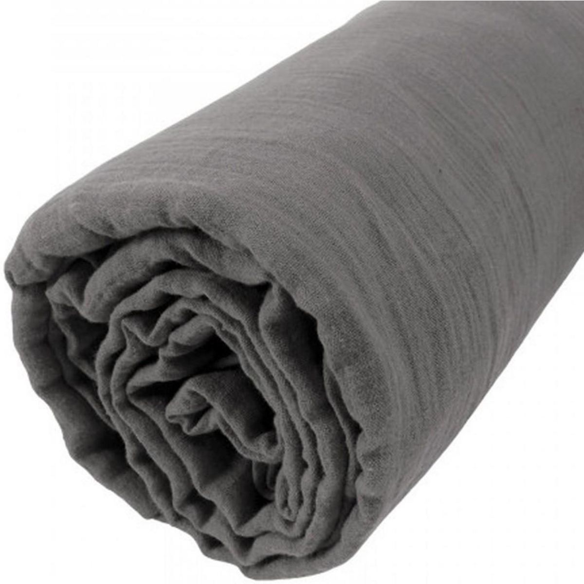 Home collection Drap housse 100% gaze de coton