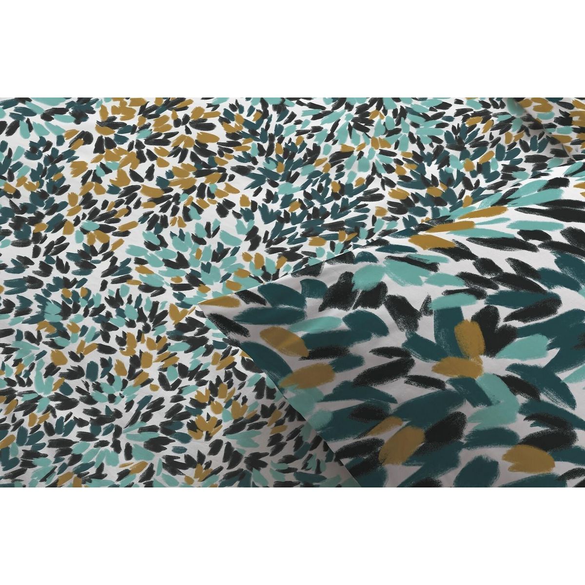 Les Ateliers du Linge Parure De Couette 3pcs 240x220cm 100% Coton Bio 57 Fils/cm2-telma