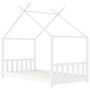 Voir la diapositive 3 : VIDAXL Cadre de lit d'enfant Blanc Bois de pin massif 70x140 cm
