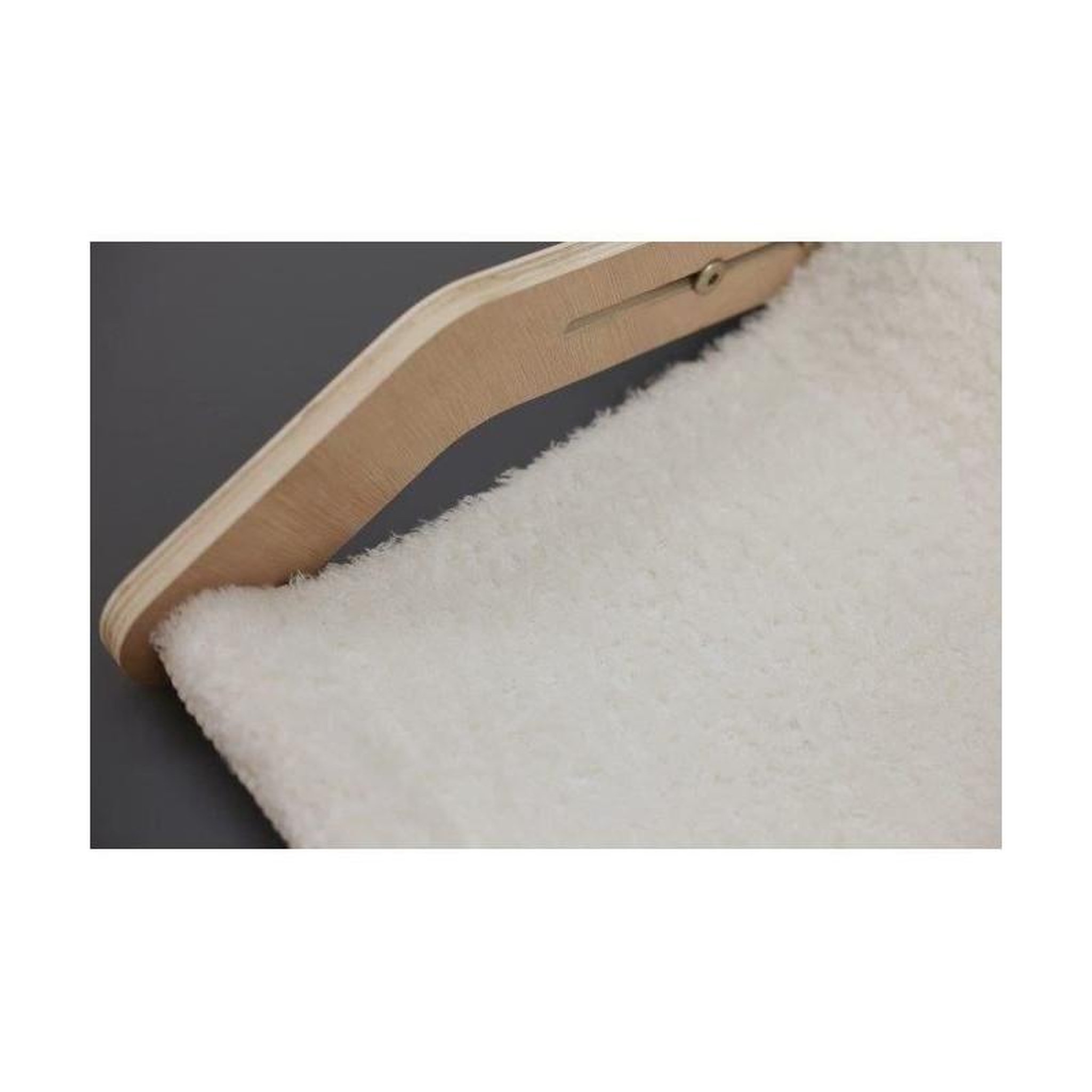 Voir la diapositive 5 : KERBL Hamac pour chats - KERBL - NAP - 42,5 x 47 cm - Bois massif - Surface réversible