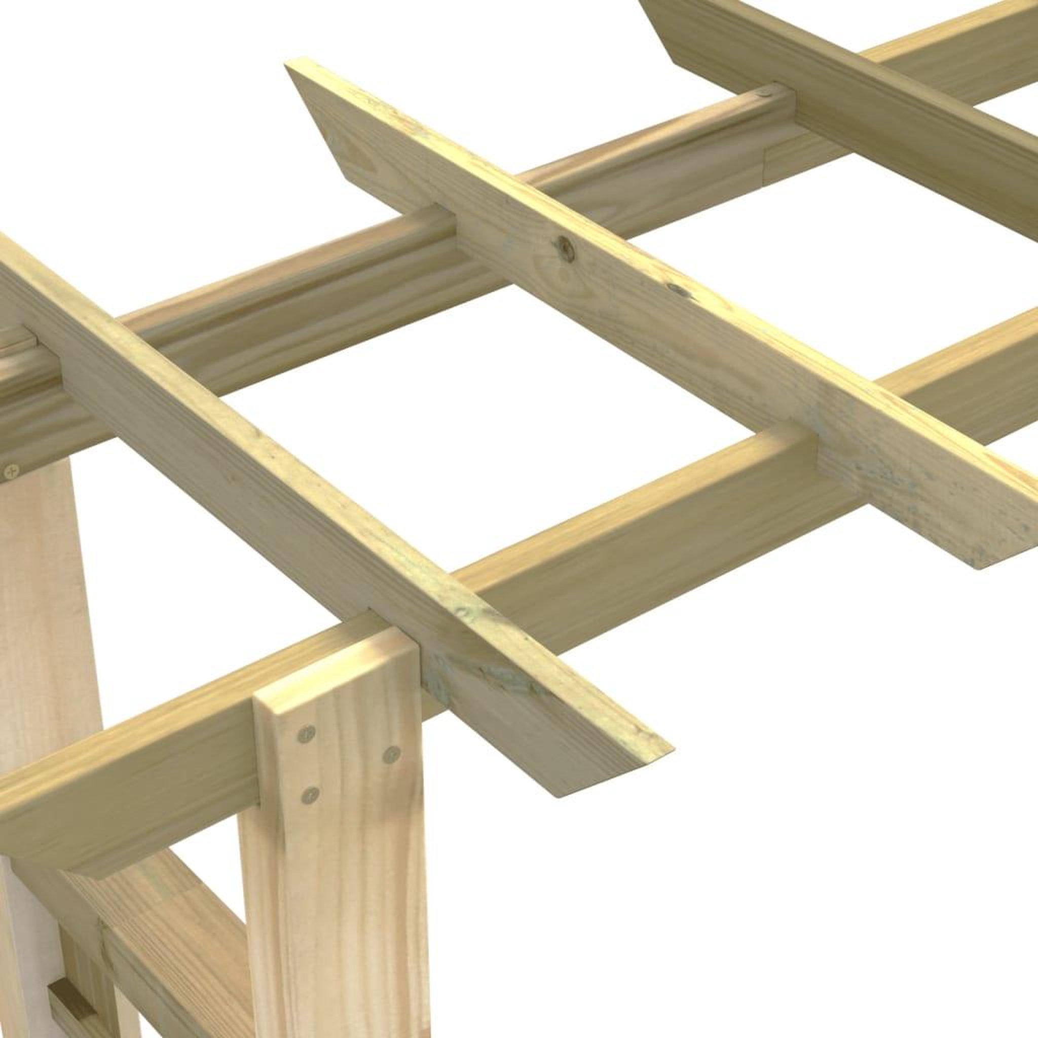 Voir la diapositive 5 : VIDAXL Arche pour rosiers 150 x 60 x 204 cm bois impregne