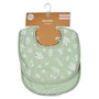 Voir la diapositive 2 : Paris Prix Lot de 2 Bavoirs Bébé  Absorbant  27cm Vert Céladon