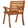 Voir la diapositive 5 : VIDAXL Chaises de jardin lot de 8 Bois d'acacia solide