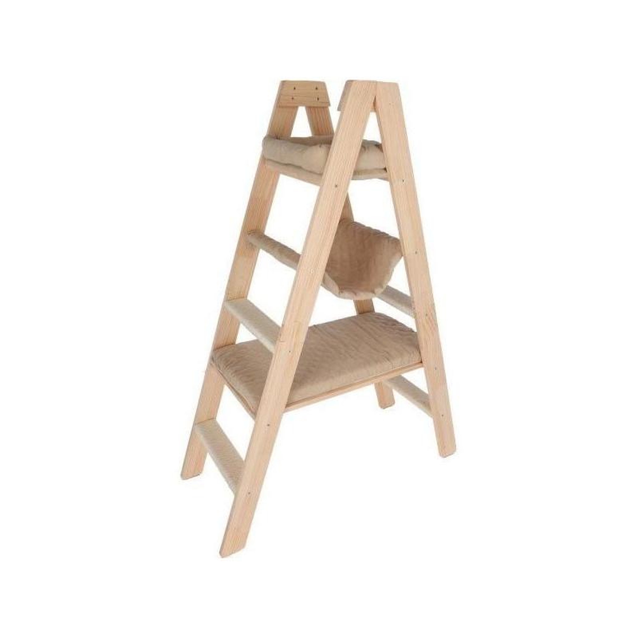 KERBL Arbre a chat 134 cm - LADDER - KERBL - Bois massif - 3 options de repos