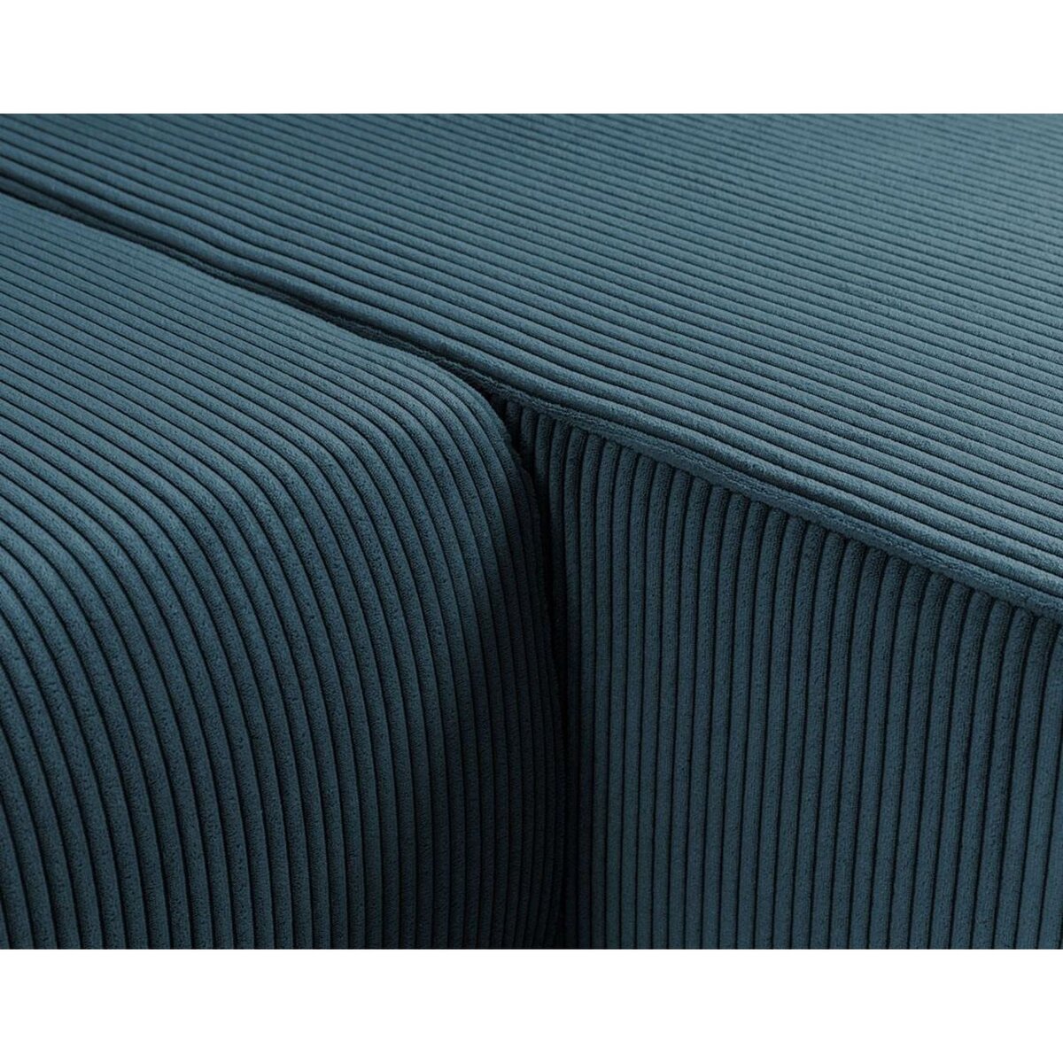 BEST MOBILIER Artemisa - canapé d'angle réversible 4 places - convertible avec coffre - en velours côtelé