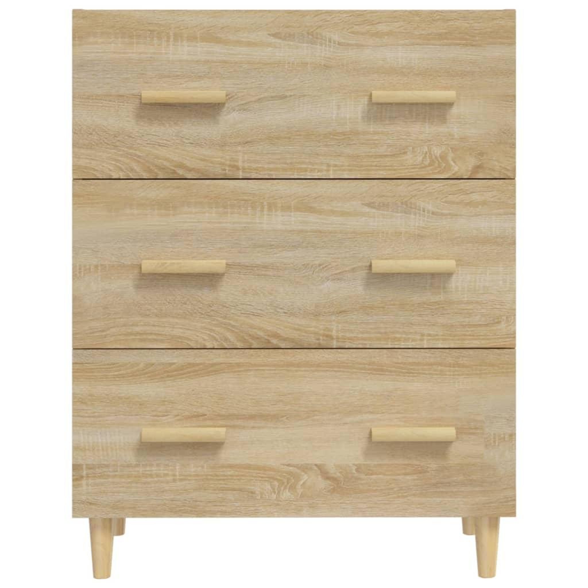 Voir la diapositive 3 : VIDAXL Buffet Chene sonoma 70x34x90 cm Bois d'ingenierie