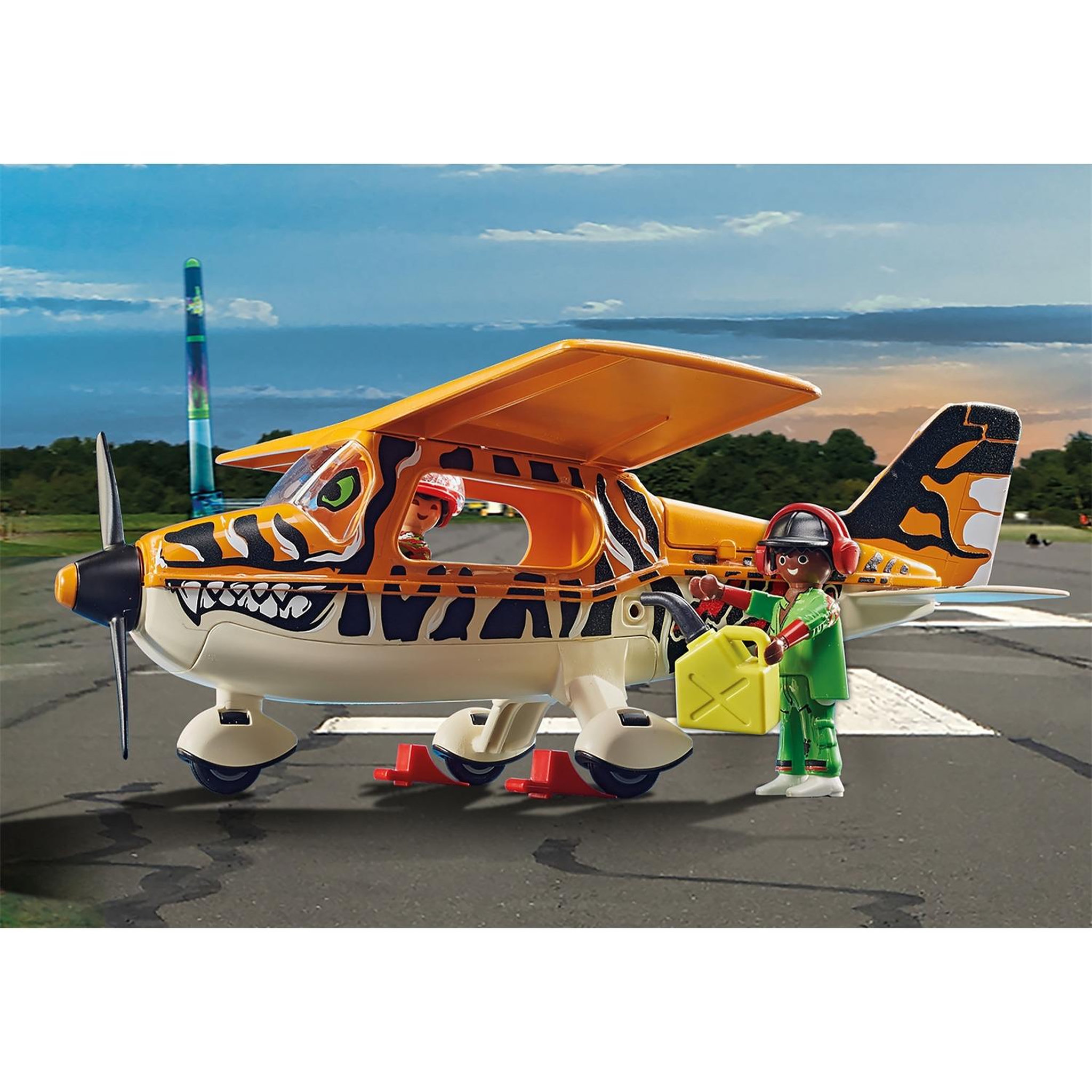 Voir la diapositive 4 : PLAYMOBIL Air Stuntshow Avion à hélice Tigre