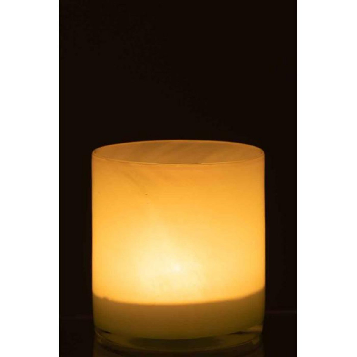 Paris Prix Photophore Design en Verre  Jade  12cm Vert Clair