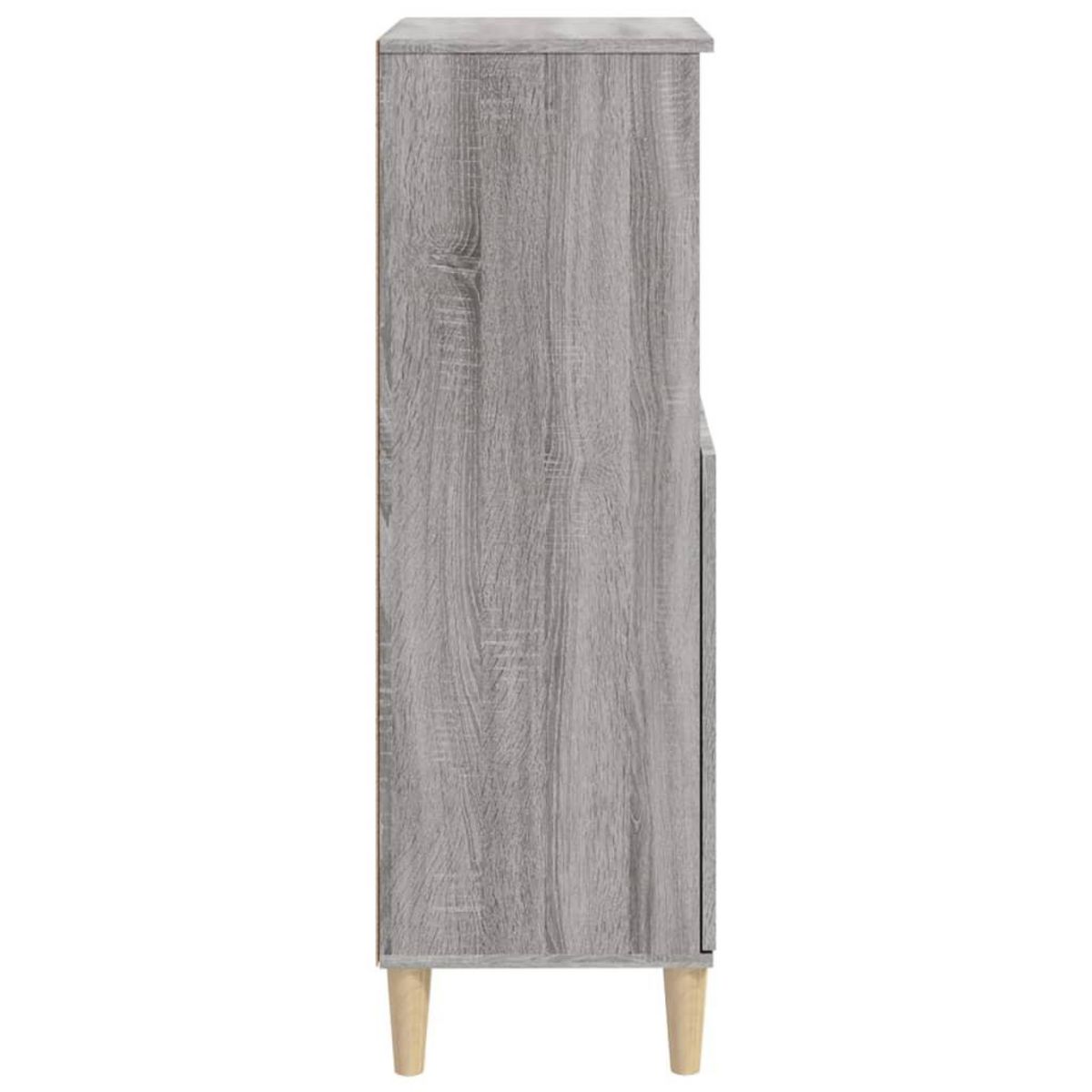 VIDAXL Buffet haut Sonoma gris 60x36x110 cm Bois d'ingenierie