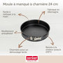 Voir la diapositive 3 : ZENKER Lot comprenant 1 Moule à manqué 24 cm, 1 spatule Zenker et 2 bols à mixer en inox Fackelmann
