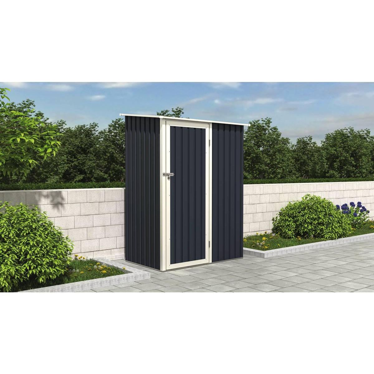 Habitat et Jardin Abris de Jardin métal  Vega II - 1.35 m² -Gris