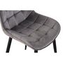 Voir la diapositive 5 : Habitat et Jardin Lot de 2 chaises  Victoria  en velours - Gris