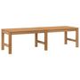 Voir la diapositive 2 : VIDAXL Banc de jardin 150 cm bois de teck massif
