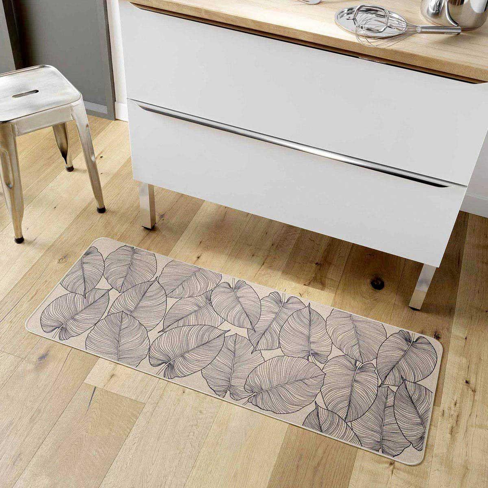 Voir la diapositive 4 : Douceur d'Intérieur Tapis multi-usage tissé  jade  45x120cm naturel