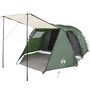 Voir la diapositive 4 : VIDAXL Tente de camping tunnel 4 personnes vert impermeable