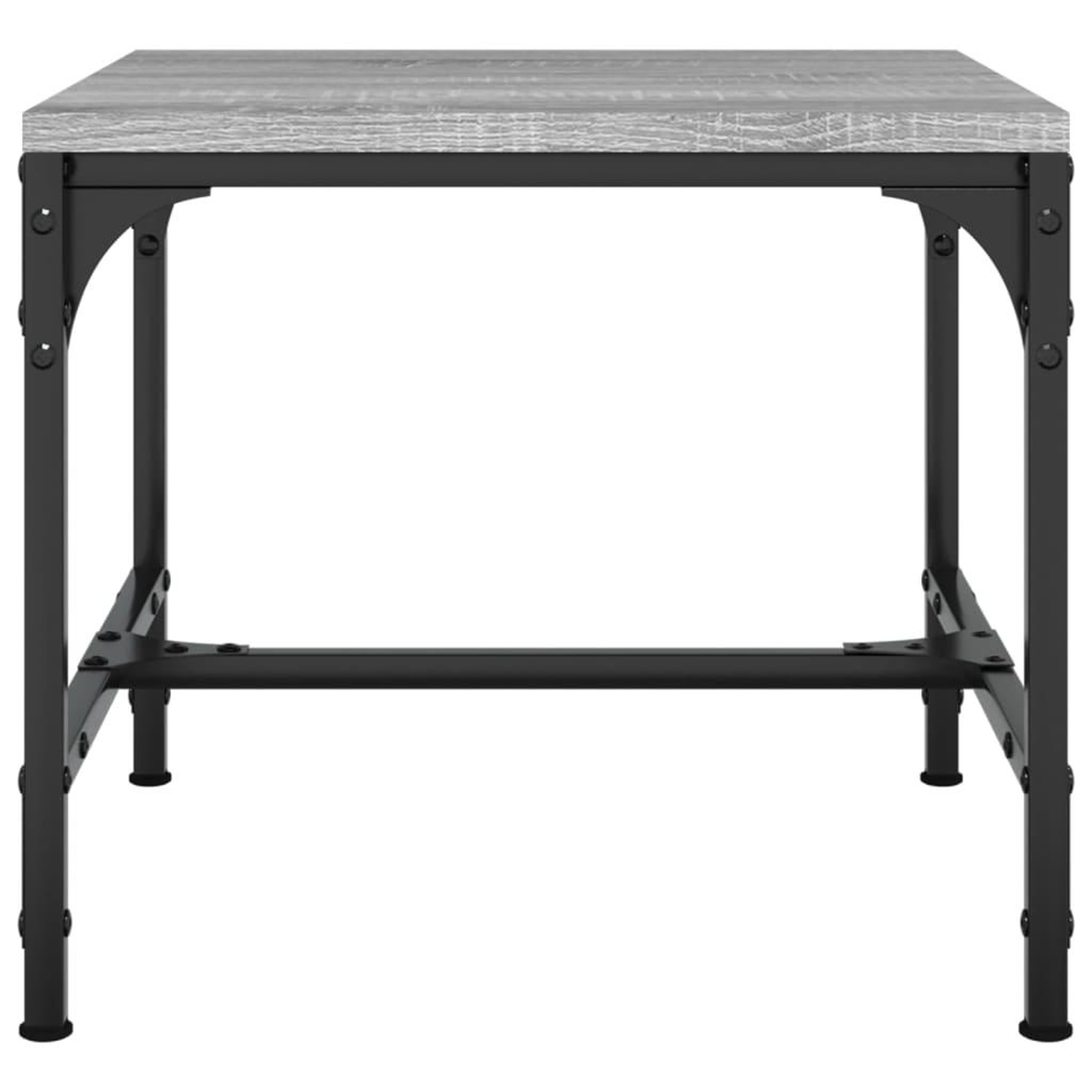 Voir la diapositive 4 : VIDAXL Table basse Sonoma gris 50x50x35 cm Bois d'ingenierie