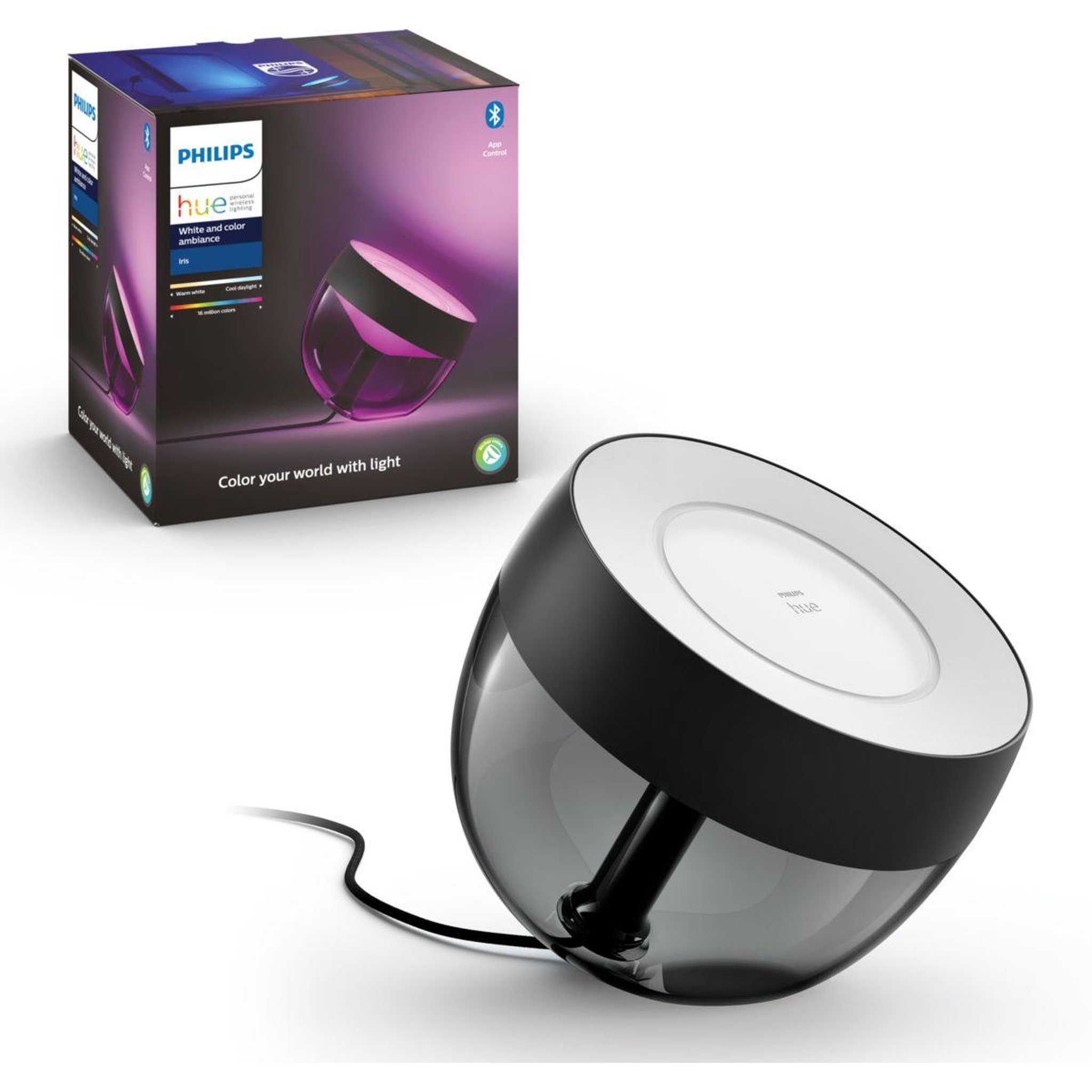 Philips Lampe connectée HUE W&C Iris Noir