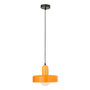 Voir la diapositive 1 : Paris Prix Suspension Design en Verre  Retro  25cm Orange