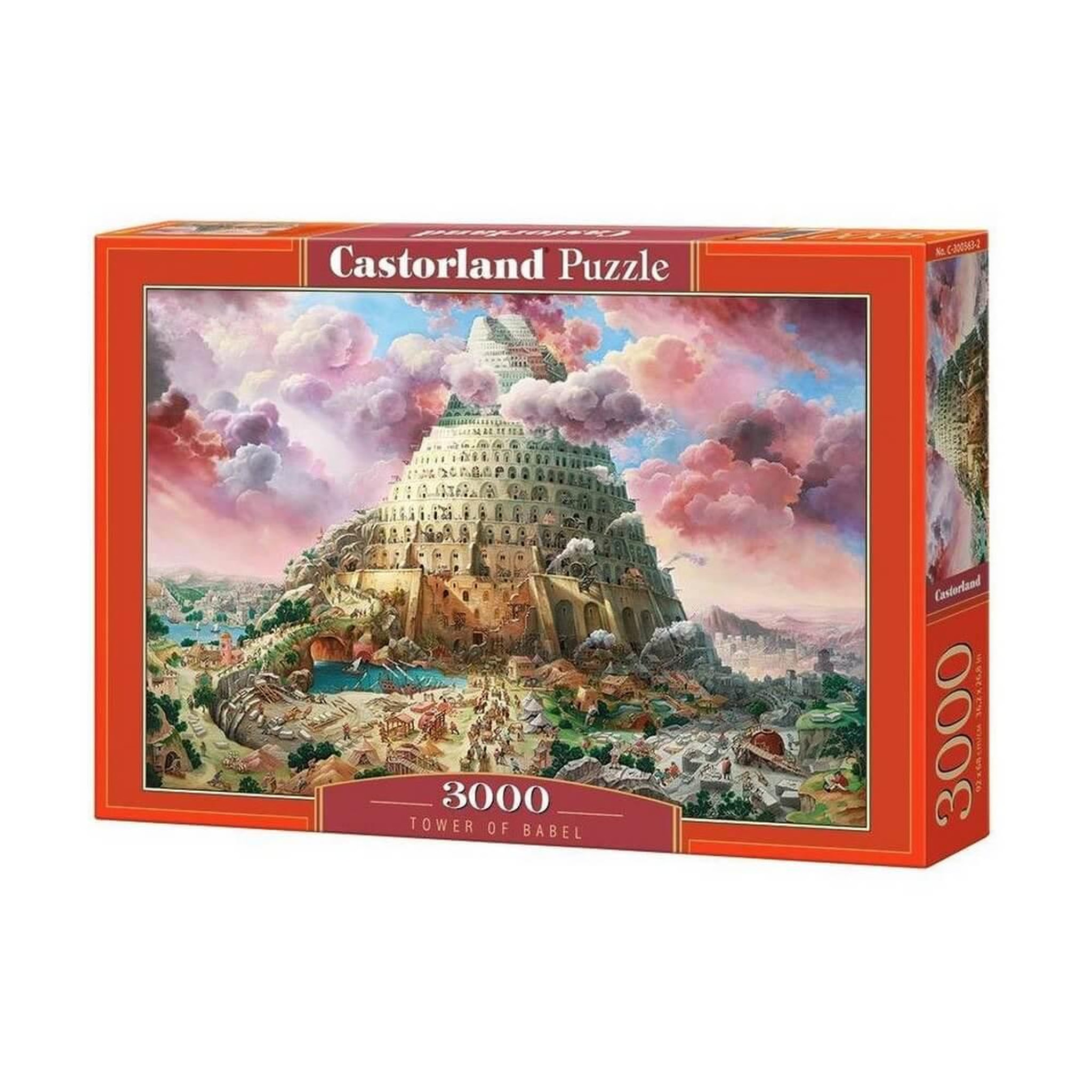 Voir la diapositive 2 : Castorland Puzzle 3000 pièces : la tour de babel