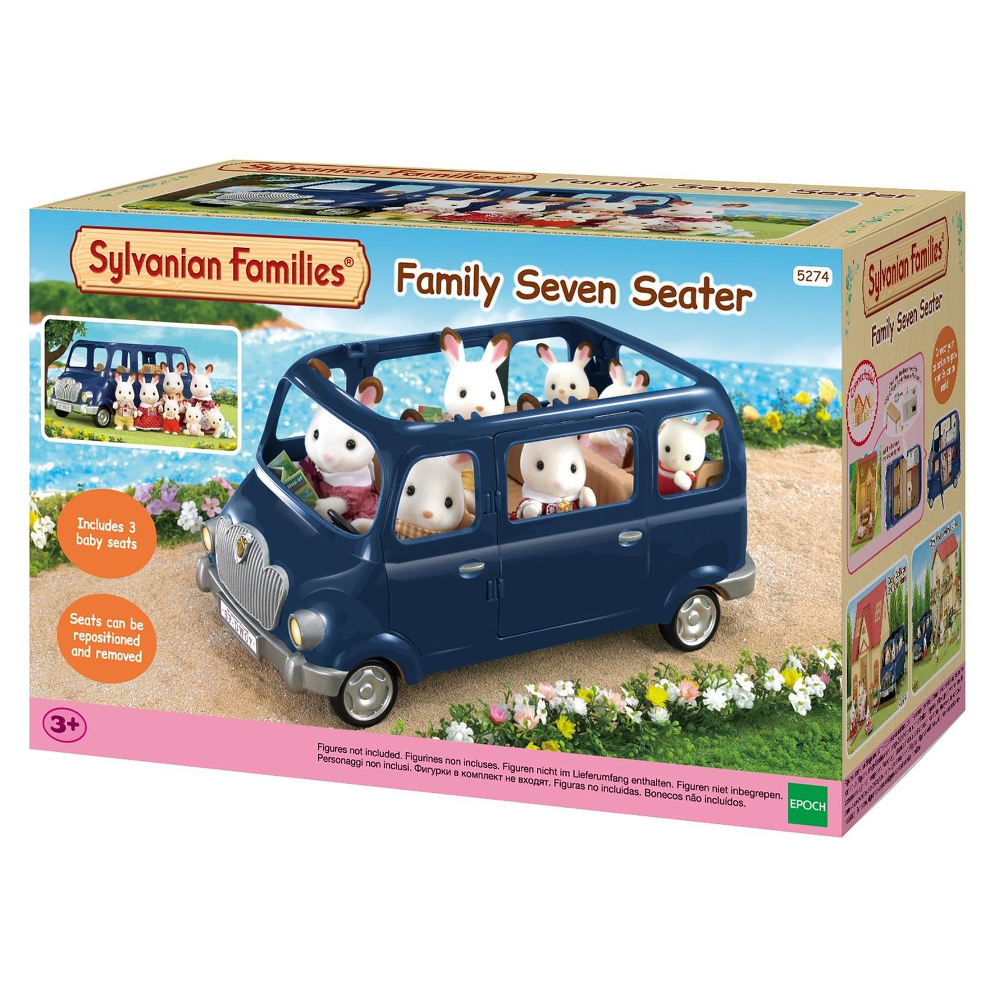 Voir la diapositive 6 : Sylvanian families 5274 - Le Monospace 7 places - Sylvanian Families