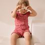 Voir la diapositive 5 : Petit Béguin Combishort bébé en gaze de coton Fiesta