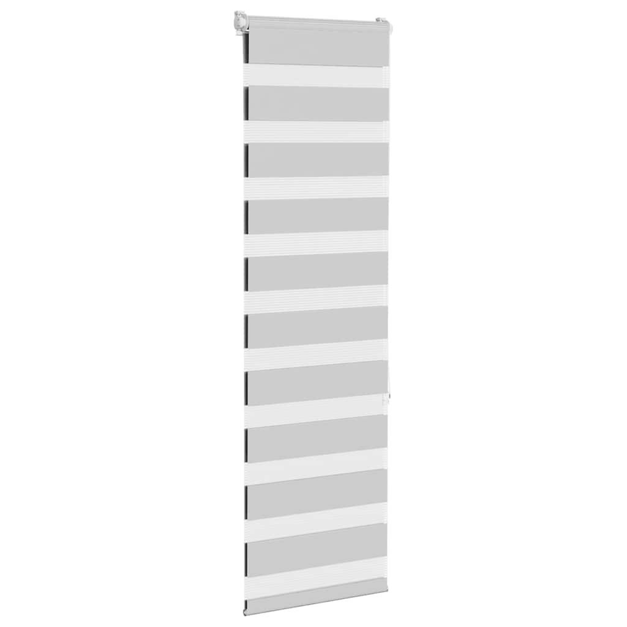 Voir la diapositive 3 : VIDAXL Store zebre gris clair largeur du tissu 40,9 cm polyester