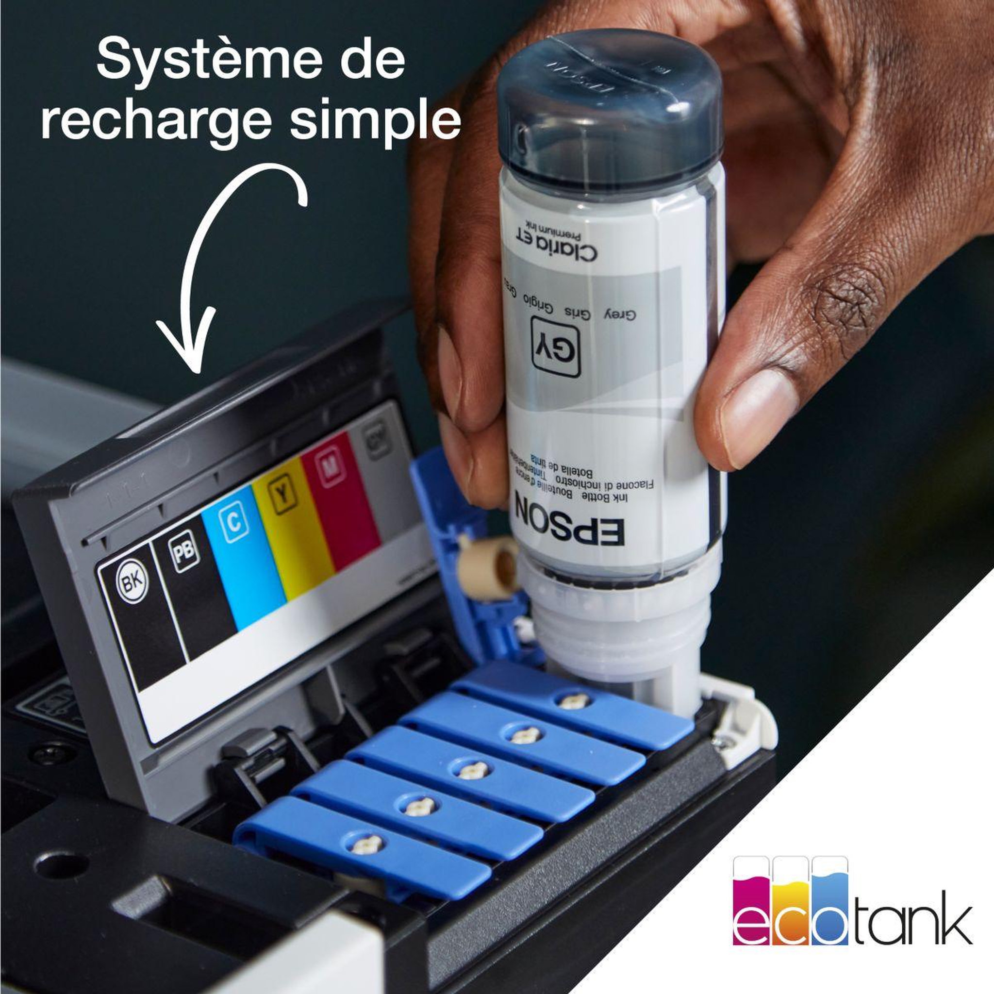Voir la diapositive 5 : Epson Imprimante jet d'encre ecotank et-8500
