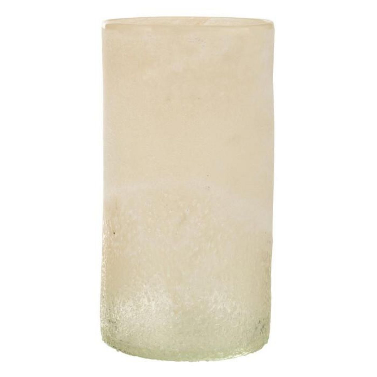 Paris Prix Vase Cylindre en Verre  Sumina  29cm Beige