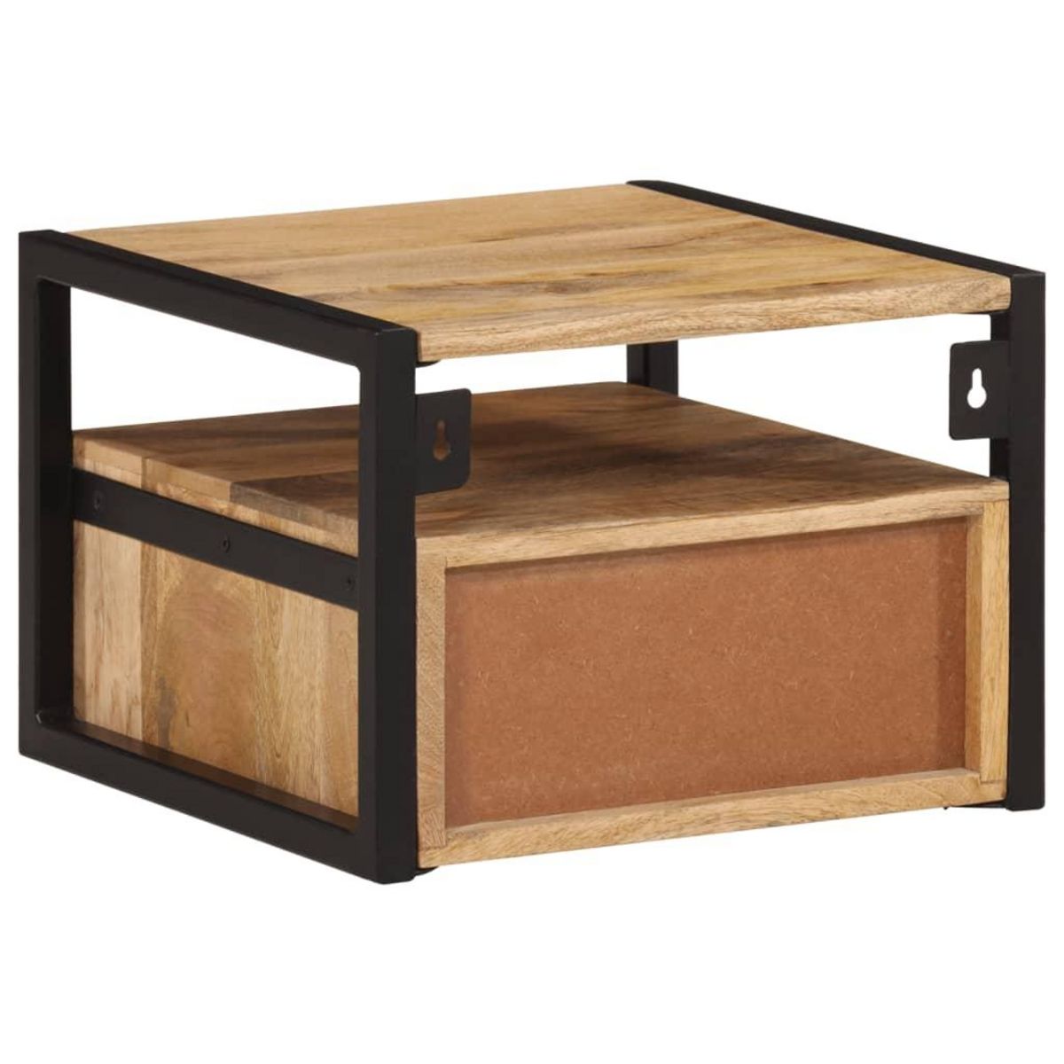 VIDAXL Table de chevet murale 35x35x25 cm bois d'acacia solide