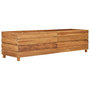 Voir la diapositive 2 : VIDAXL Lit sureleve 150x40x38 cm bois de teck recycle et acier
