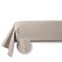 Voir la diapositive 2 : ACTUEL Taie de traversin unie en percale de coton 70 fils - collection permanente